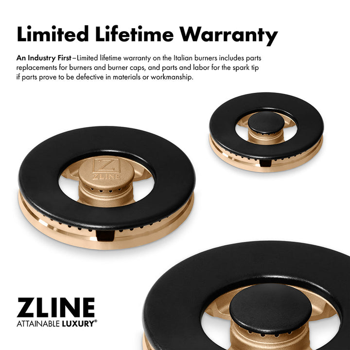 ZLINE 48 in. 6.7 cu. ft. Paramount Gas Range with 8 Burner DuoPro™ Cooktop and Dual Ovens in Black Satin Stainless Steel (PSGRBS-48)