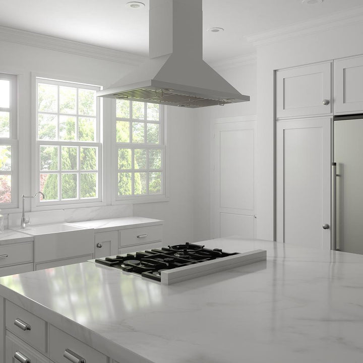 Porcelain Rangetop in Snow Stainless with 4 Gas Burners (RTS-30)  ZLINE 30