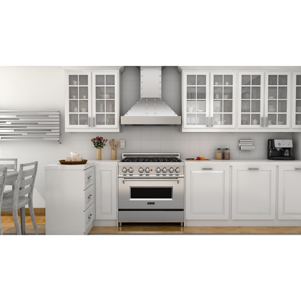 Designer Series Wall Mount Range Hood (655-4SSSS-36)  ZLINE 36 in.