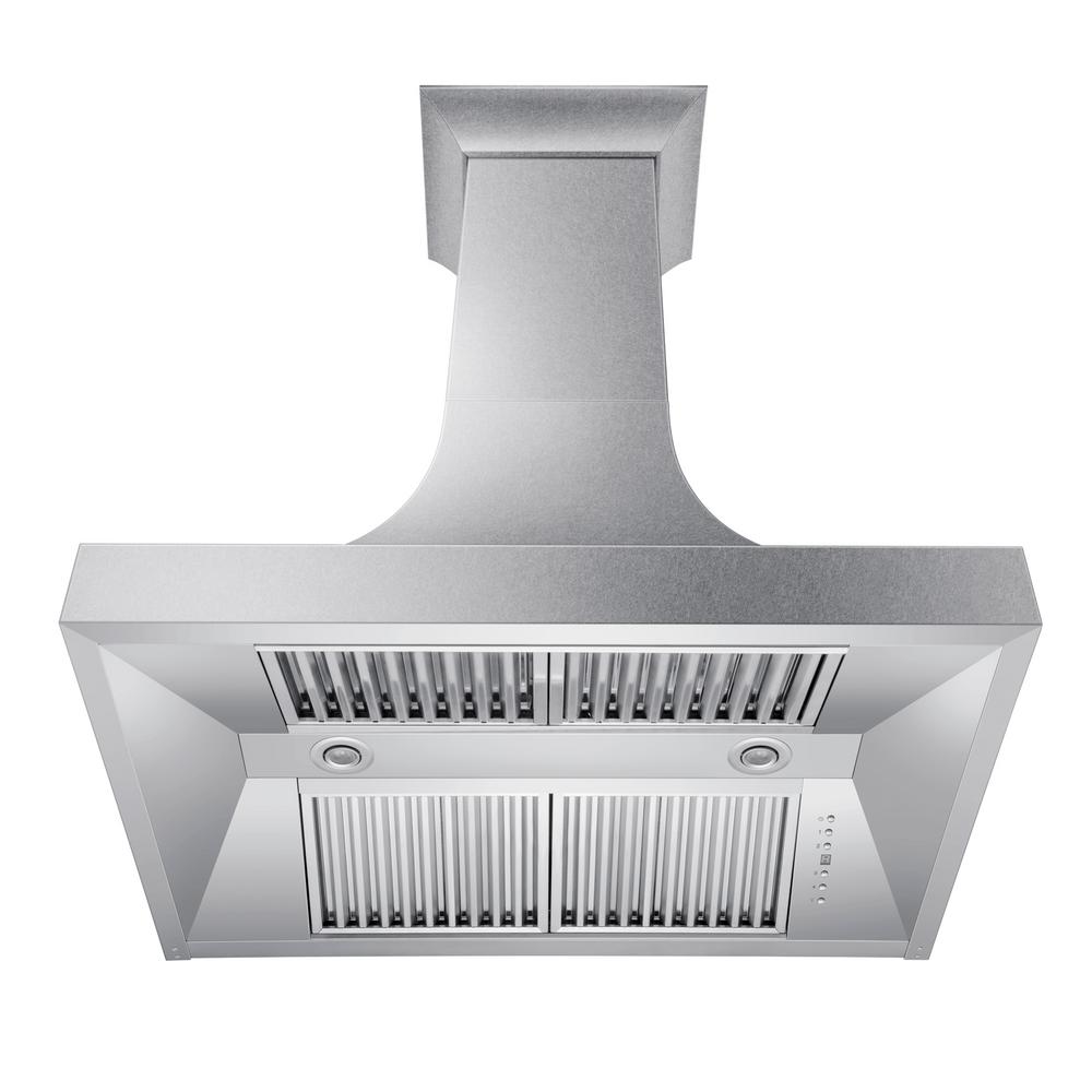 Designer Series Snow Stainless Finish Wall Range Hood (8632S-30)  ZLINE 30"