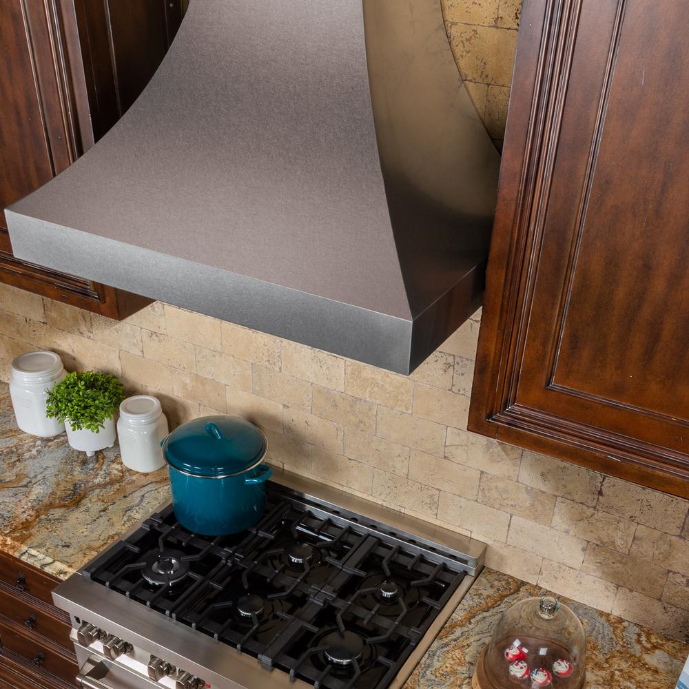 Designer Series Snow Stainless Finish Wall Range Hood (8632S-30)  ZLINE 30"