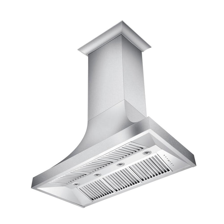 Designer Series Snow Stainless Finish Wall Range Hood (8632S-42)  ZLINE 42"