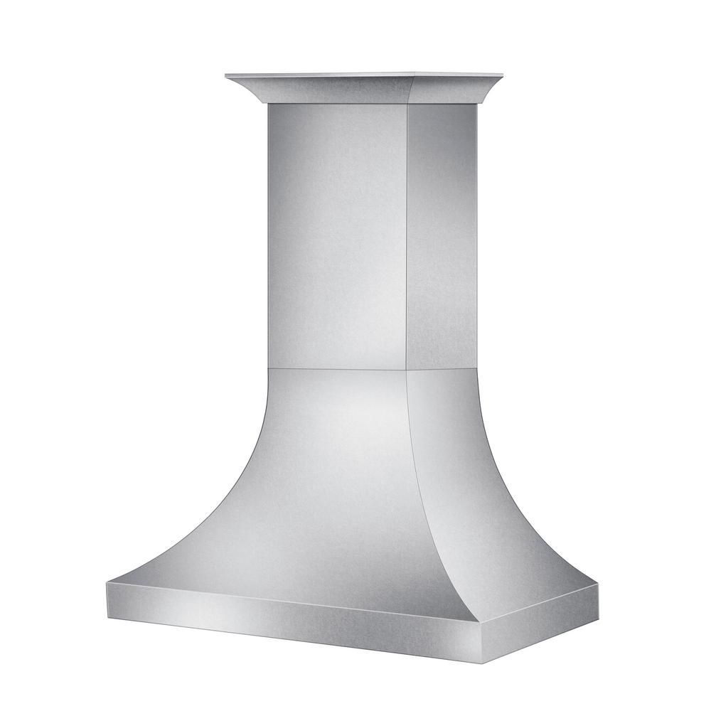 Designer Series Snow Stainless Finish Wall Range Hood (8632S-48)  ZLINE 48"