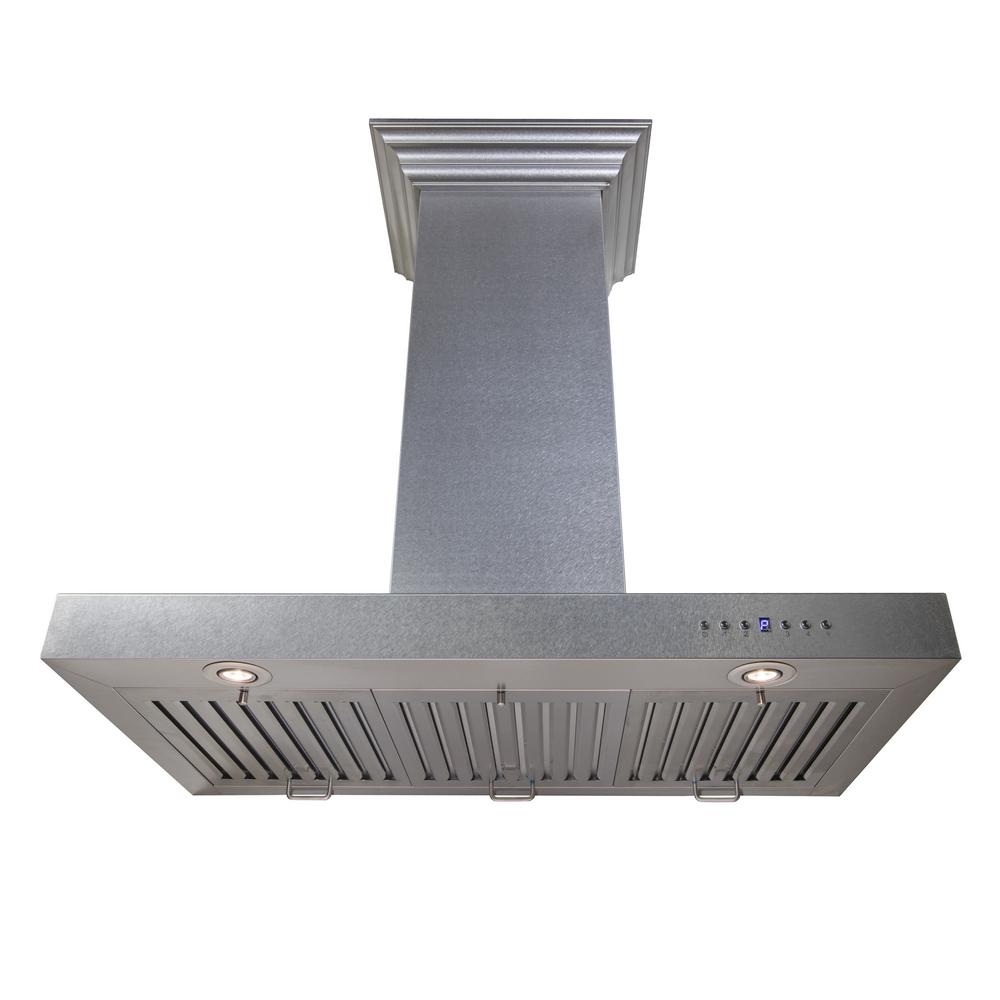 Wall Mount Range Hood in Snow Finished Stainless Steel (8KES-30) ZLINE 30 in.