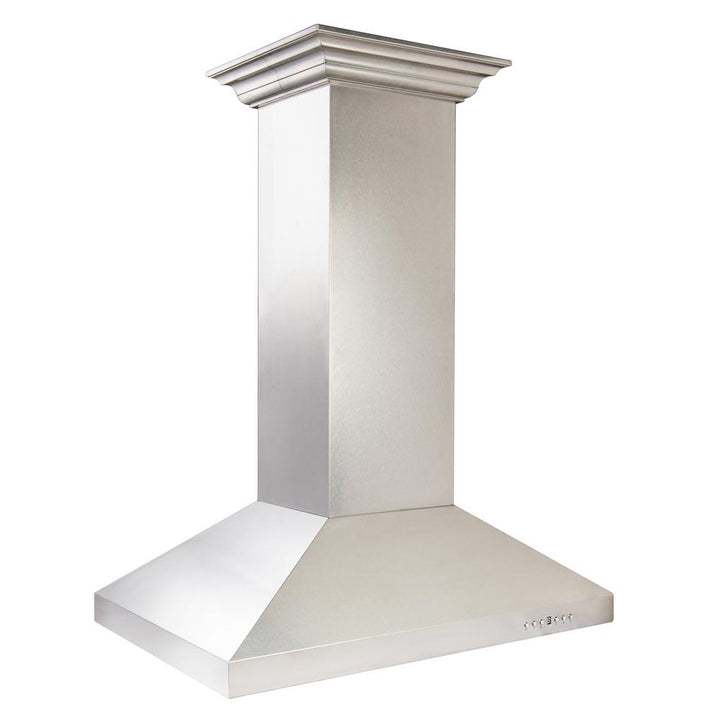 Designer Series Snow Finished Stainless Steel Island Mount Range Hood (8KL3iS-36)  ZLINE 36 in.