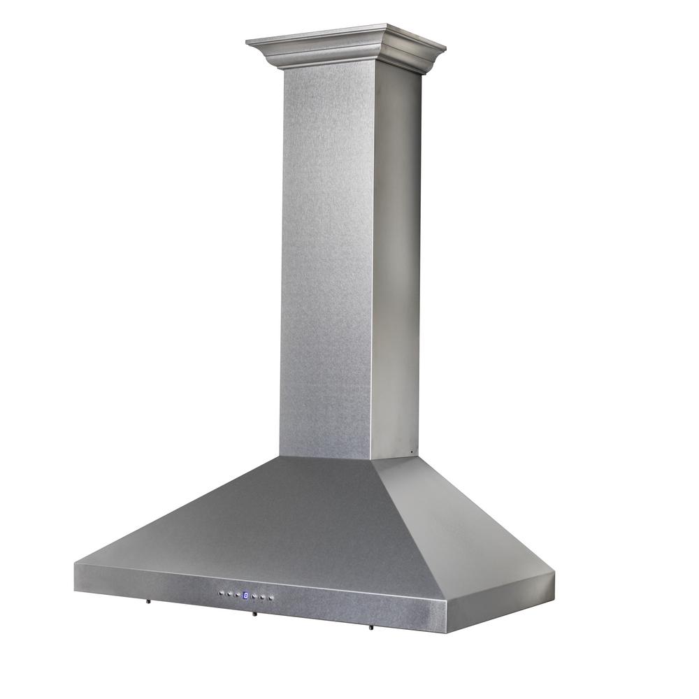 Wall Mount Range Hood in Snow Finished Stainless Steel (8KL3S-30)  ZLINE 30 in.
