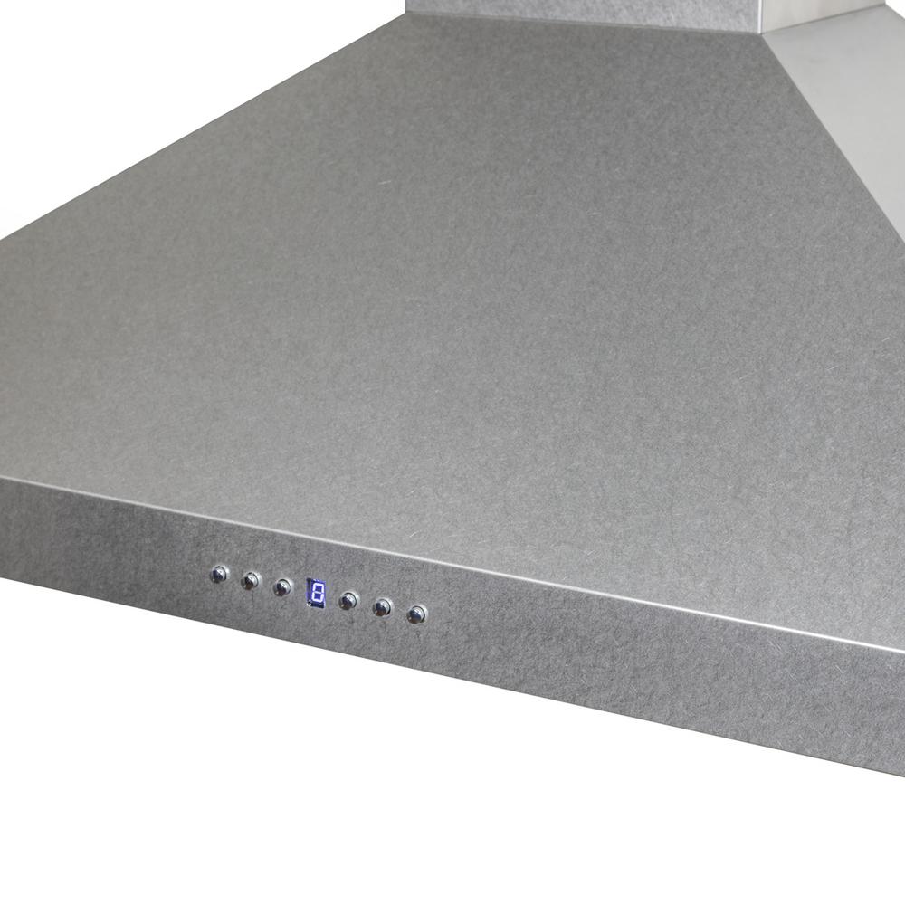 Wall Mount Range Hood in Snow Finished Stainless Steel (8KL3S-36)  ZLINE 36 in.