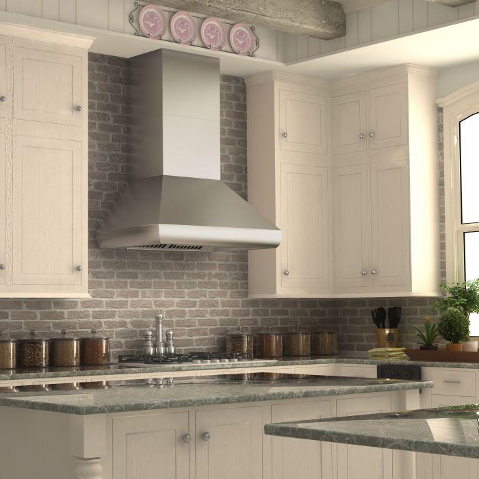Remote Blower Wall Mount Range Hood in Stainless Steel (587-RS-48-400)  ZLINE 48 in.