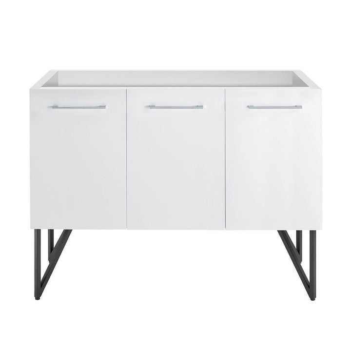 Annecy 48 Glossy White Bathroom Vanity Cabinet Only (SM-BV214)