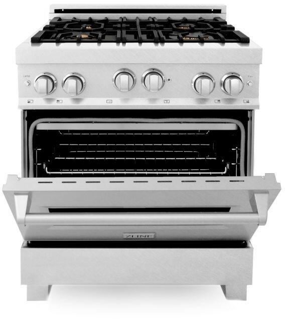 ZLINE 30" Range W/ Gas Stove and Gas Oven in DuraSnow® Stainless Steel