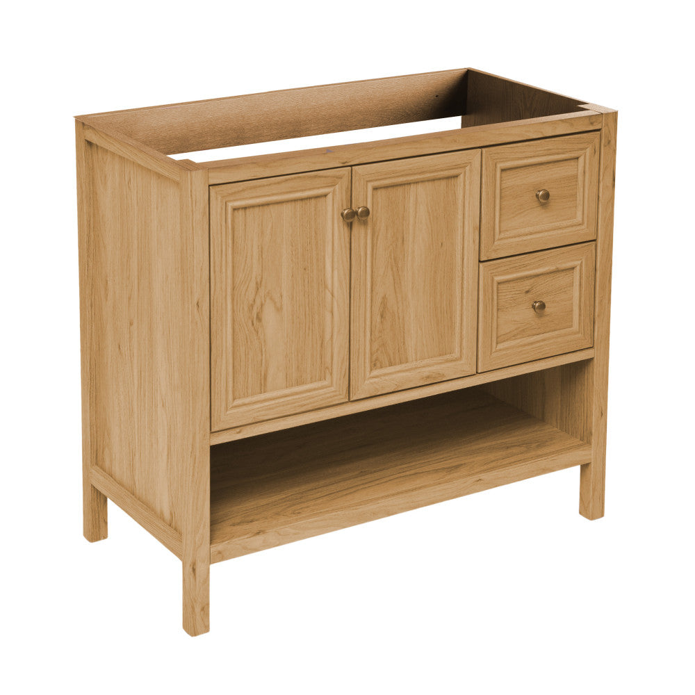 Chateau 36" Bathroom Vanity in Natural Oak - Cabinet