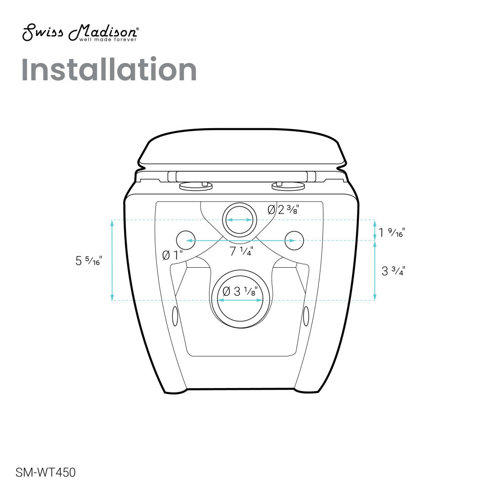 Ivy Wall-Hung Elongated Toilet Bowl