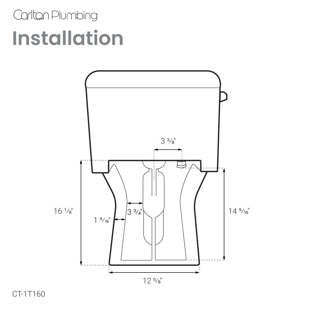 Clichy One-Piece Elongated Toilet Side Flush 1.28 gpf