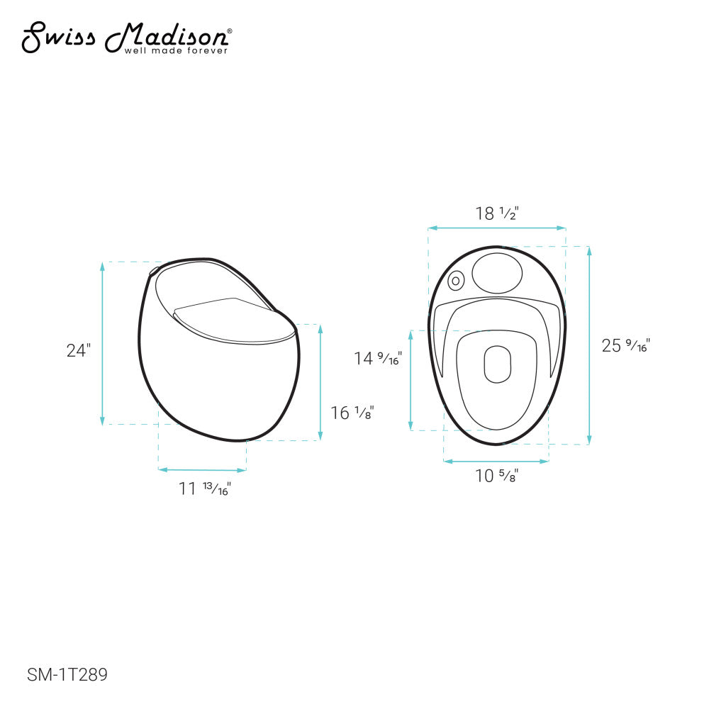 Plaisir II One-Piece Elongated Toilet Top Flush 1.28 GPF