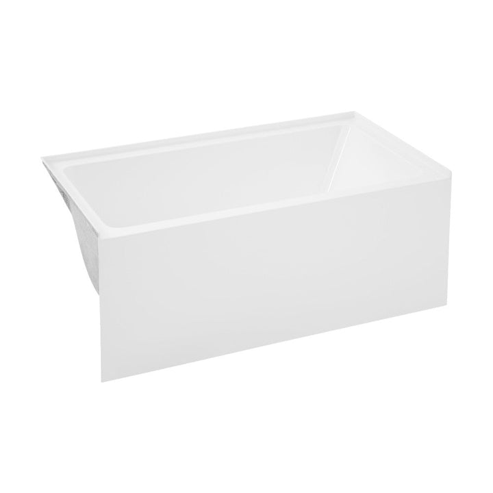 Voltaire 54" x 30" Left-Hand Drain Alcove Bathtub with Apron