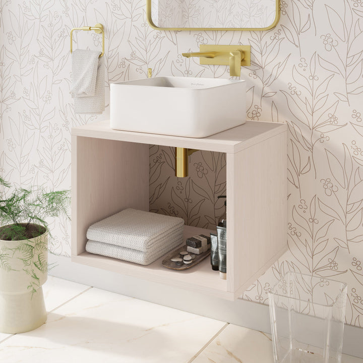 Concorde 24'' Wall-Hung Vanity In White Oak