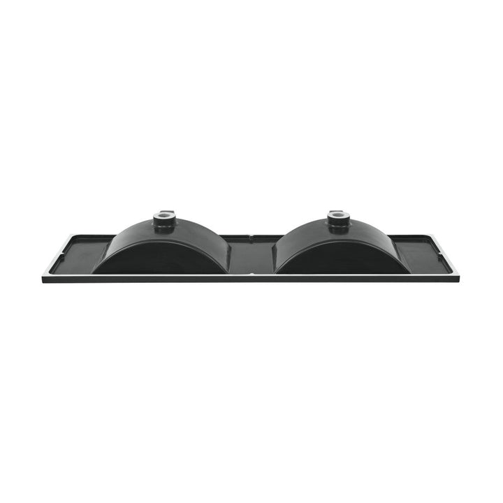 60 inch Vanity Top Bathroom Sink in Matte Black with 3 Holes