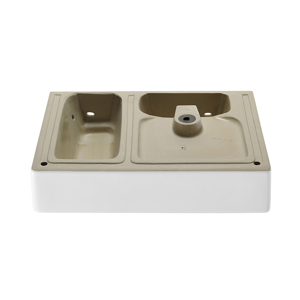 St. Tropez 24 x 18 Ceramic Wall Hung Sink with Left Side Faucet Mount