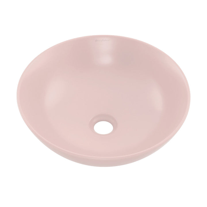 Classe 16 Color Ceramic Sink in Matte Pink