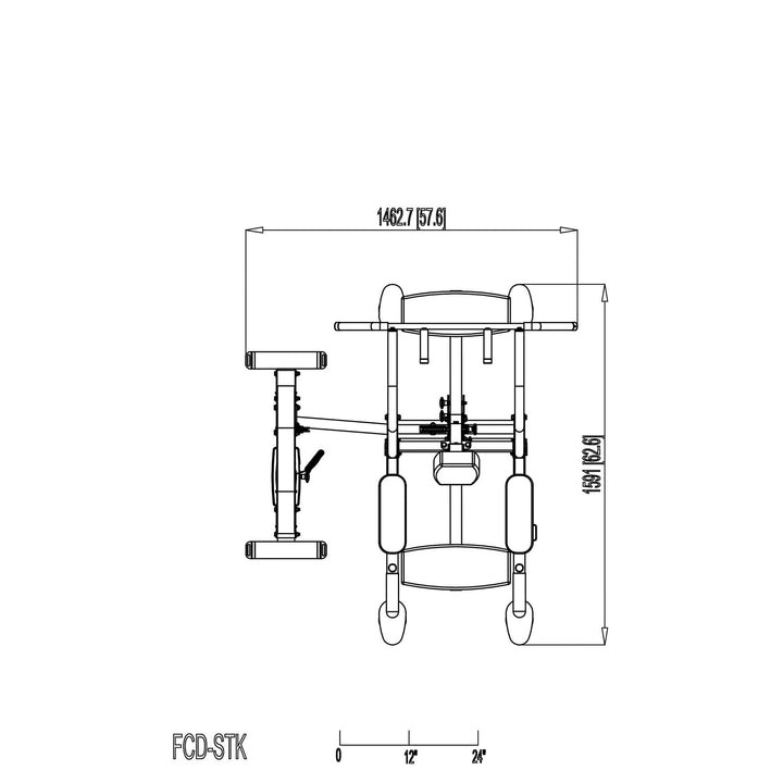 Body Solid Pro Select FCD-STK Weight-Assisted Chin-Dip Machine