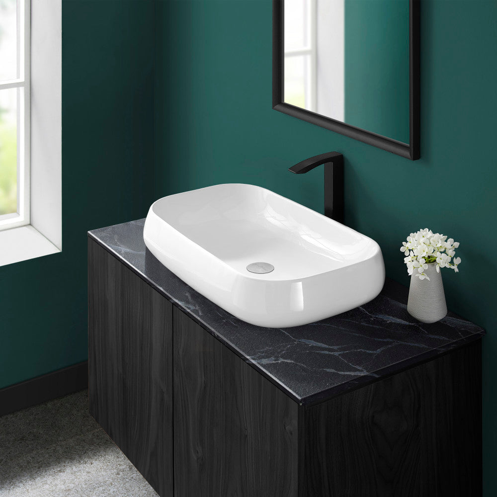 Chateau 28 Rectangle Ceramic Vessel Sink