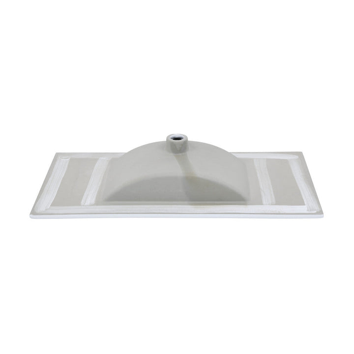 36" Ceramic Vanity Top with Three Faucet Holes