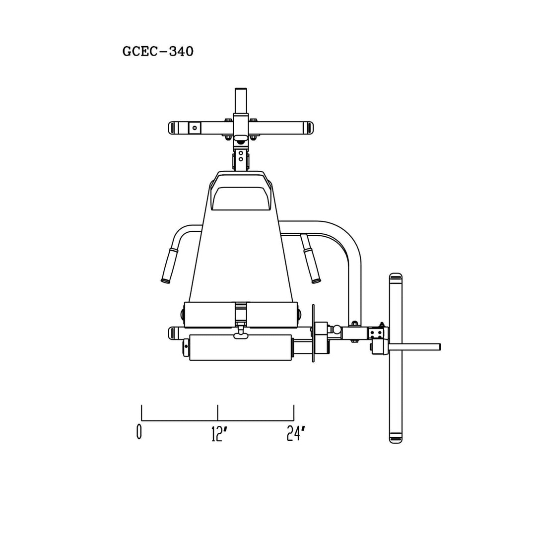 Body Solid Cam Series GCEC340 Leg Extension and Curl Machine