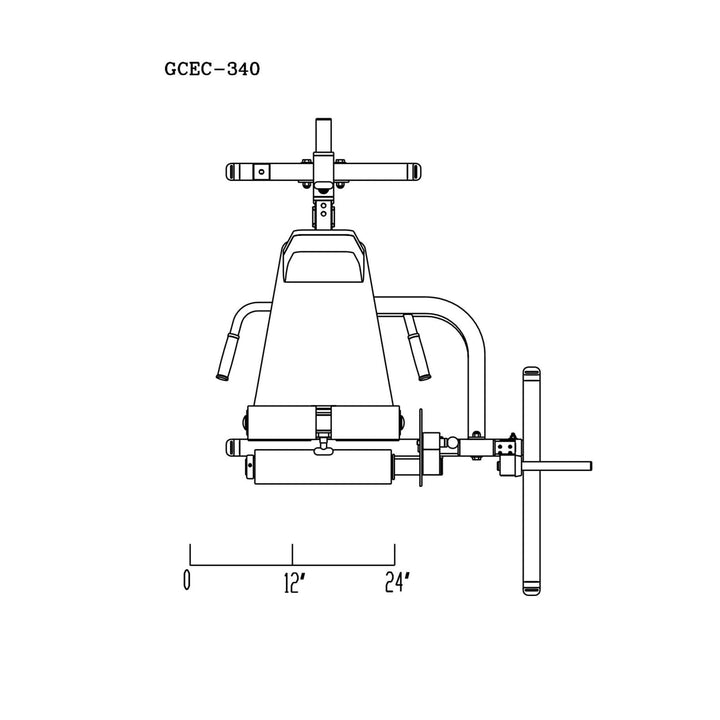 Body Solid Cam Series GCEC340 Leg Extension and Curl Machine