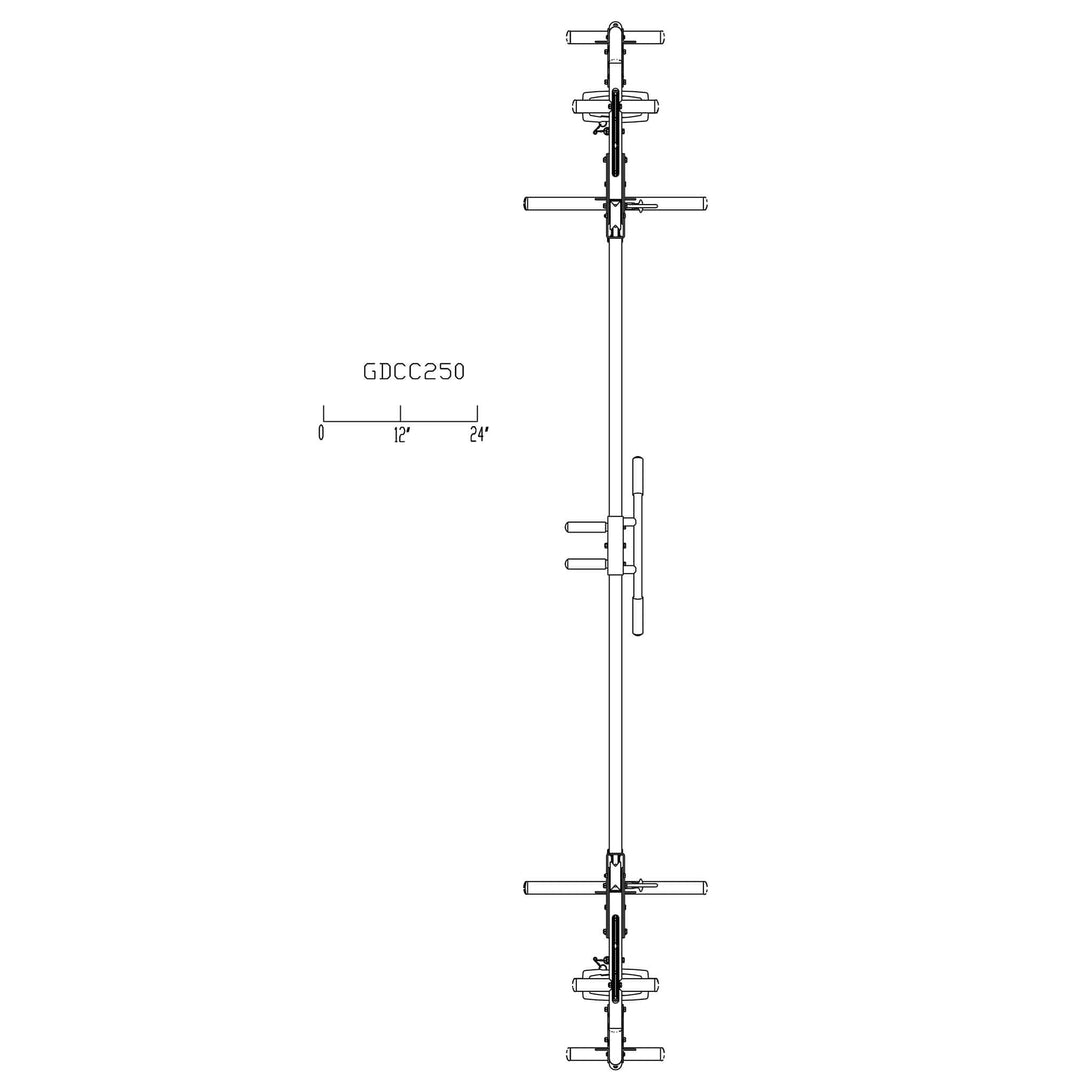 Body Solid GDCC250 Cable Crossover Machine