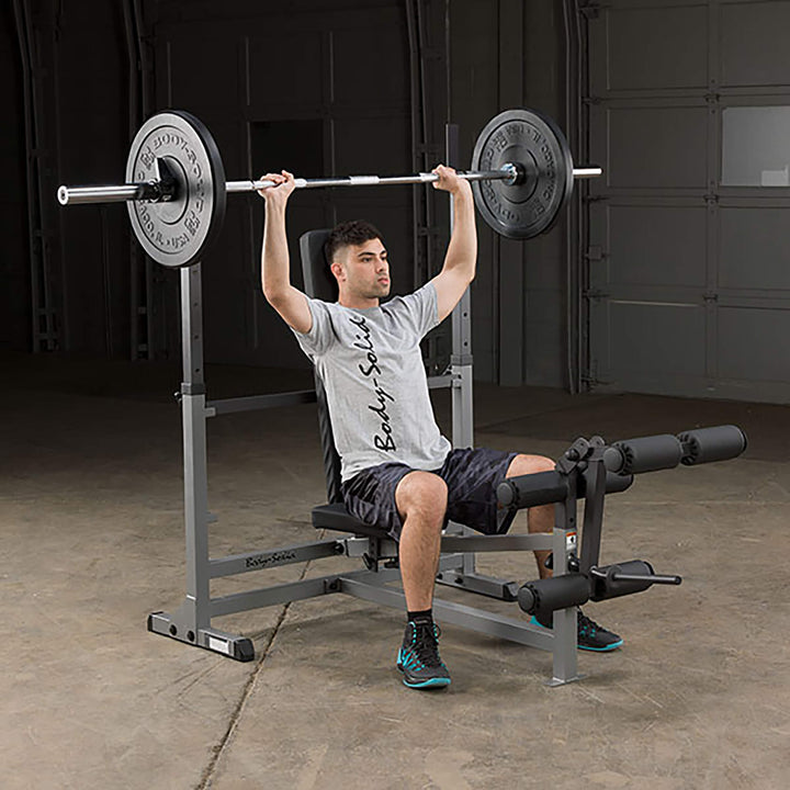 Body Solid GDIB46L Power Combo Olympic Bench Rack