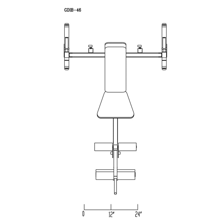 Body Solid GDIB46L Power Combo Olympic Bench Rack