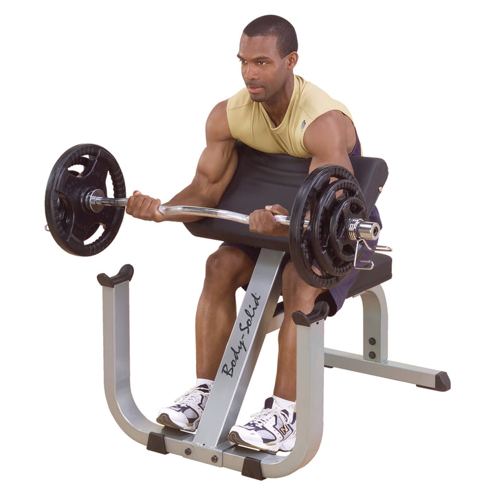 Body Solid GPCB329 Preacher Curl Bench