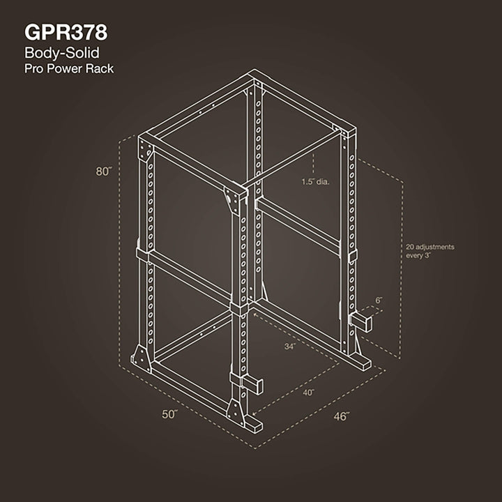 Body Solid GPR378 Pro Power Rack