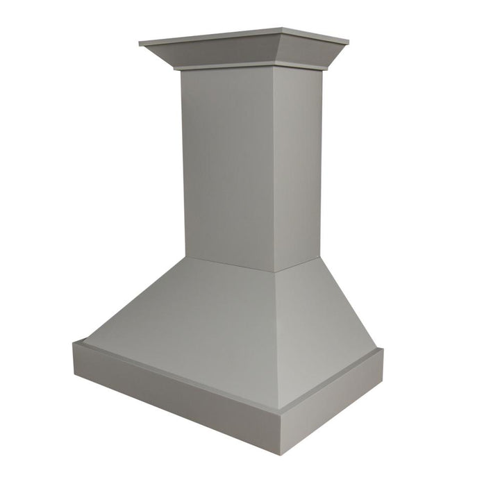 Wooden Wall Mount Range Hood in Gray - Includes Motor  ZLINE 36 in.