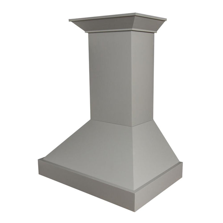 Wooden Wall Mount Range Hood in Gray - Includes Motor  ZLINE 48 in.