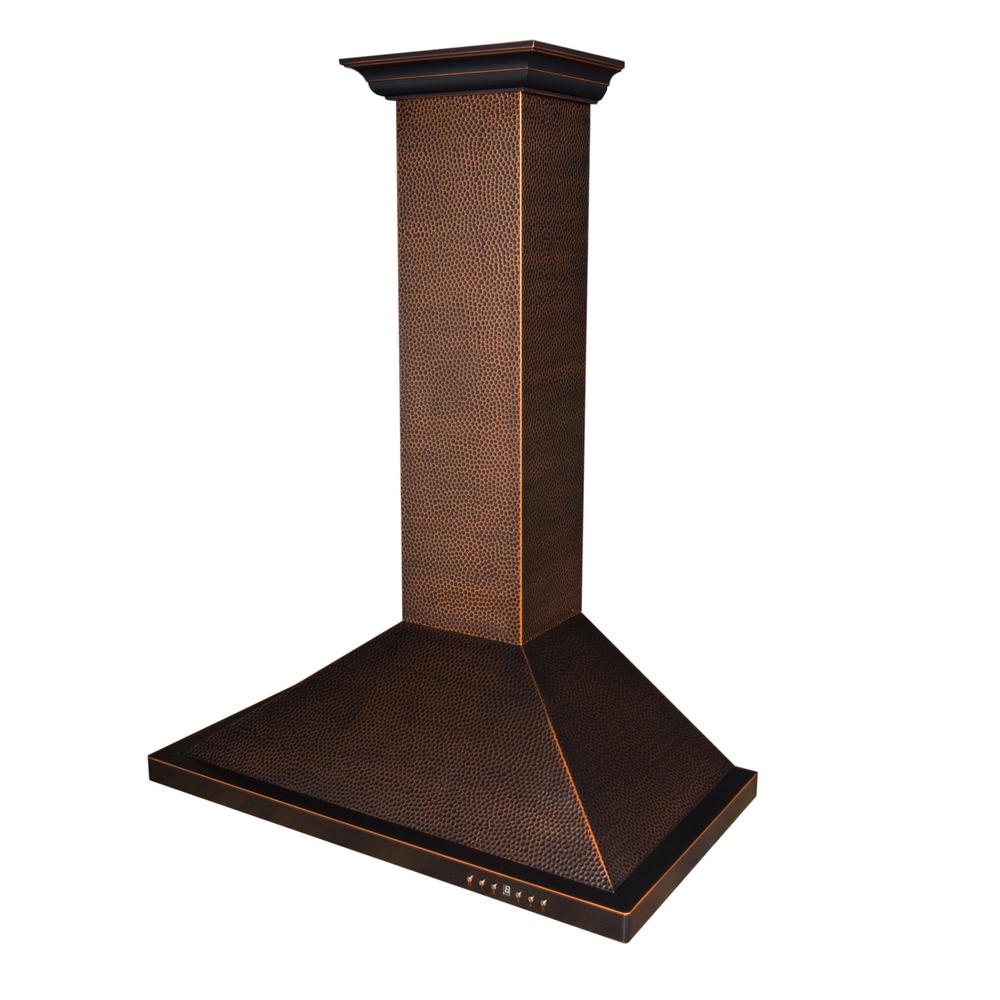 Designer Series Hand-Hammered Wall Mount Range Hood (8KBH-30)  ZLINE 30 in.