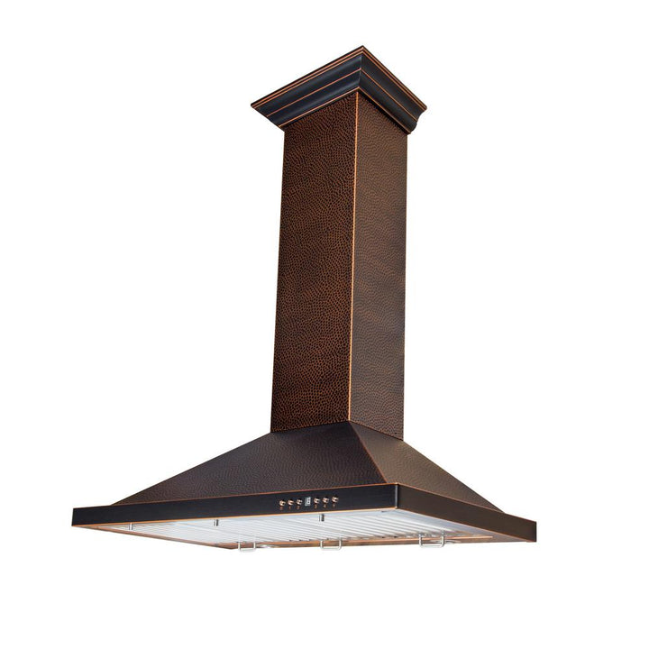 Designer Series Hand-Hammered Wall Mount Range Hood (8KBH-36) ZLINE 36 in.