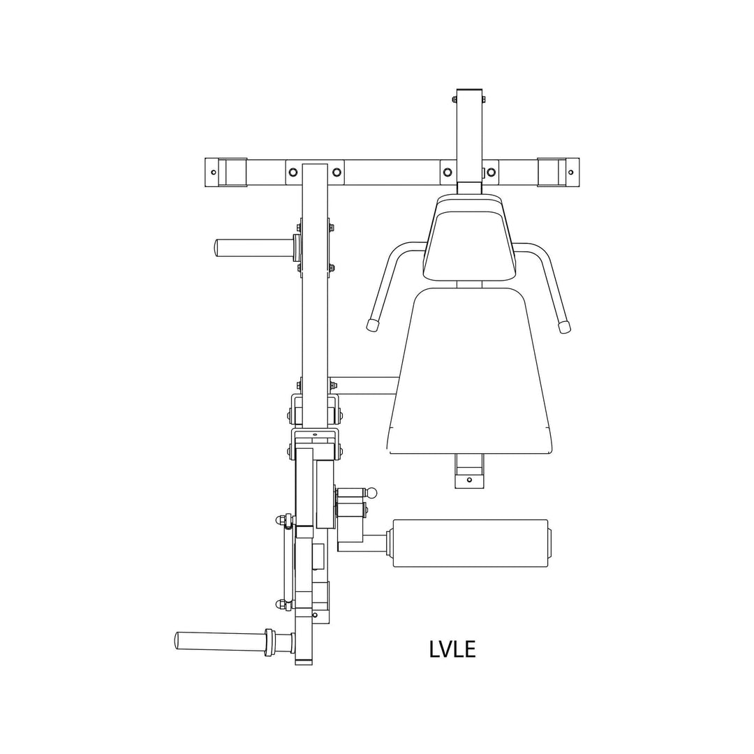 Body Solid Pro Clubline LVLE Leverage Leg Extension