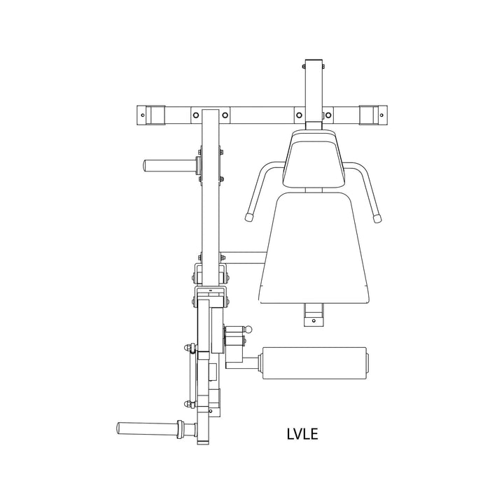 Body Solid Pro Clubline LVLE Leverage Leg Extension