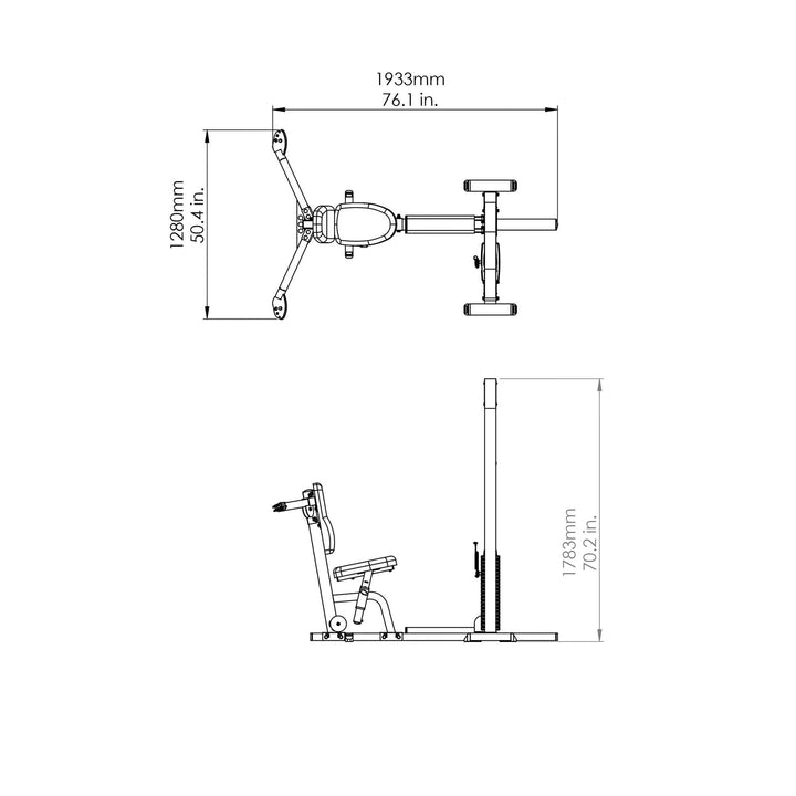 Body Solid Pro Select GMFP-STK Multi Functional Press