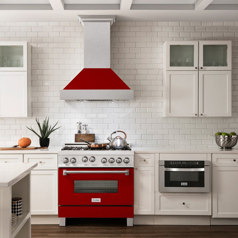 ZLINE 36" 2 Piece Autograph Edition Stainless Steel Range &amp; Range Hood
