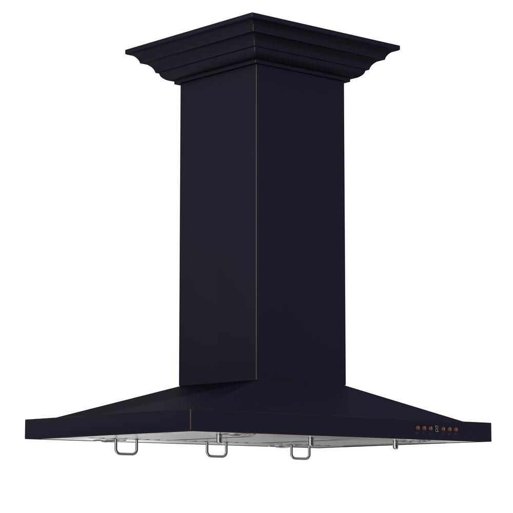 Designer Series Oil-Rubbed Bronze Island Mount Range Hood (8GL2Bi-30)  ZLINE 30 in.