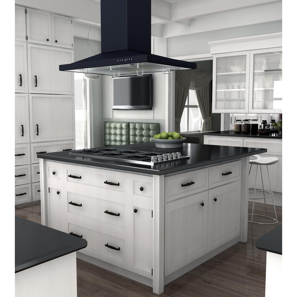 Designer Series Oil-Rubbed Bronze Island Mount Range Hood (8GL2Bi-30)  ZLINE 30 in.
