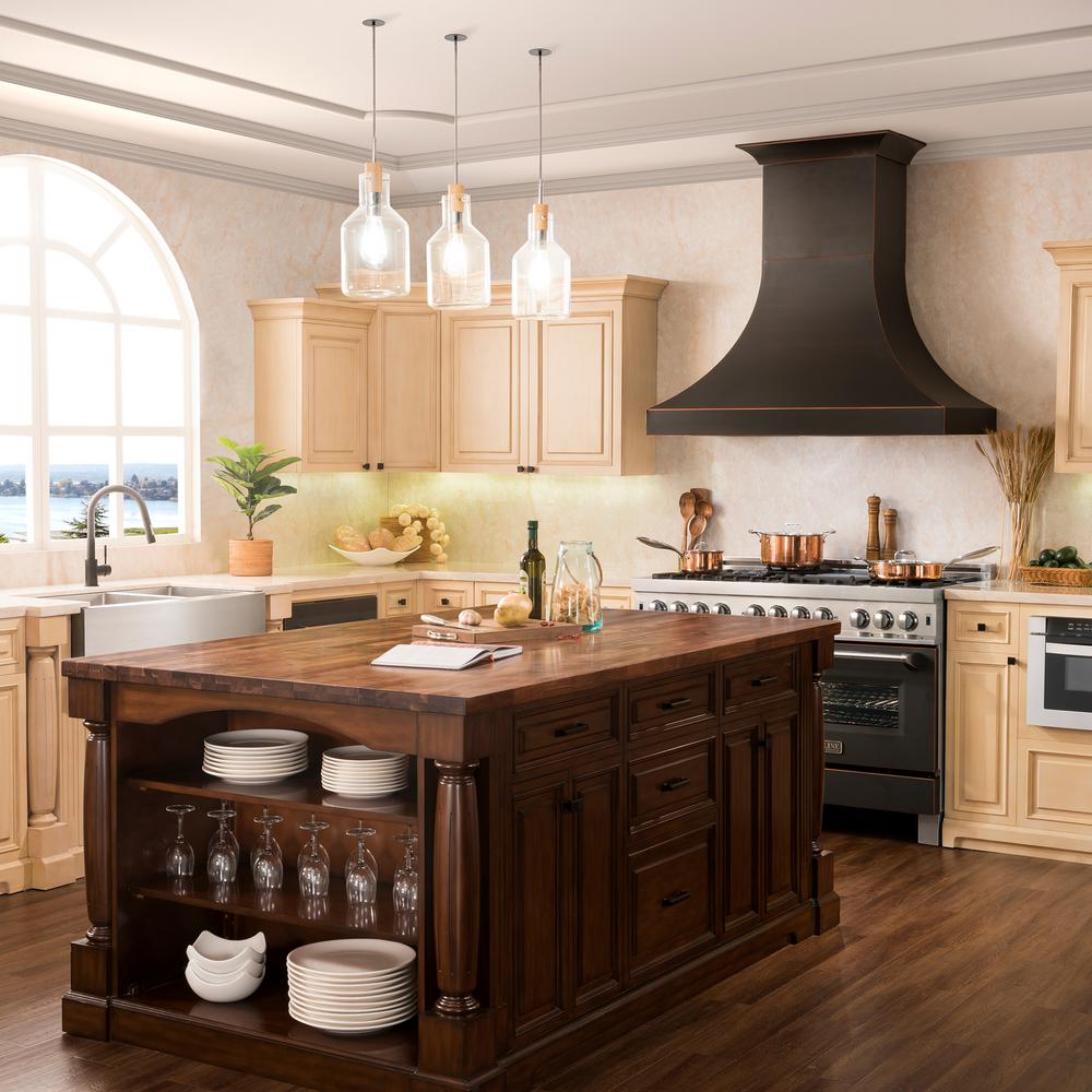 Designer Series Oil-Rubbed Bronze Wall Range Hood (8632B-30)  ZLINE 30"