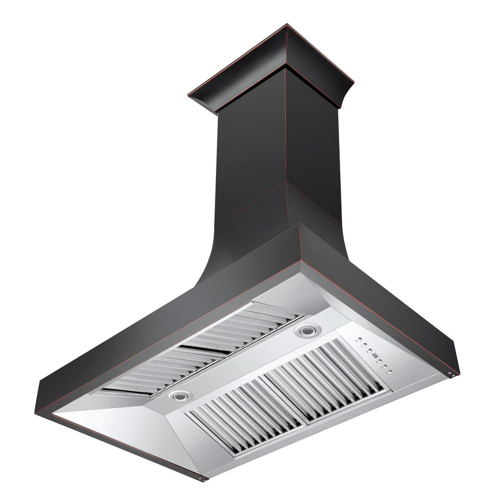Designer Series Oil-Rubbed Bronze Wall Range Hood (8632B-30)  ZLINE 30"