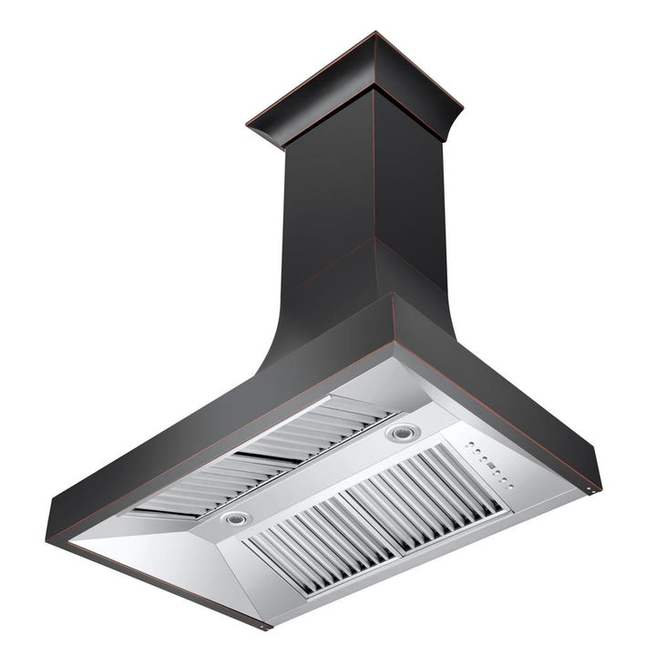 Designer Series Oil-Rubbed Bronze Wall Range Hood (8632B-30)  ZLINE 30"