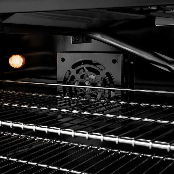 Zline 30 In. 4.2 Cu. Ft. Paramount Gas Range With 4 Burner Duopro™ Cooktop And Convection Gas Oven In Black Stainless Steel (Psgrb-30)