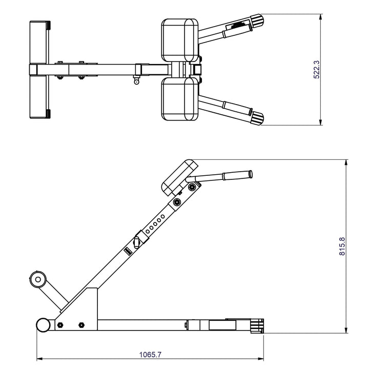 Body Solid Powerline PHYP200X 45 Degree Back Hyperextension