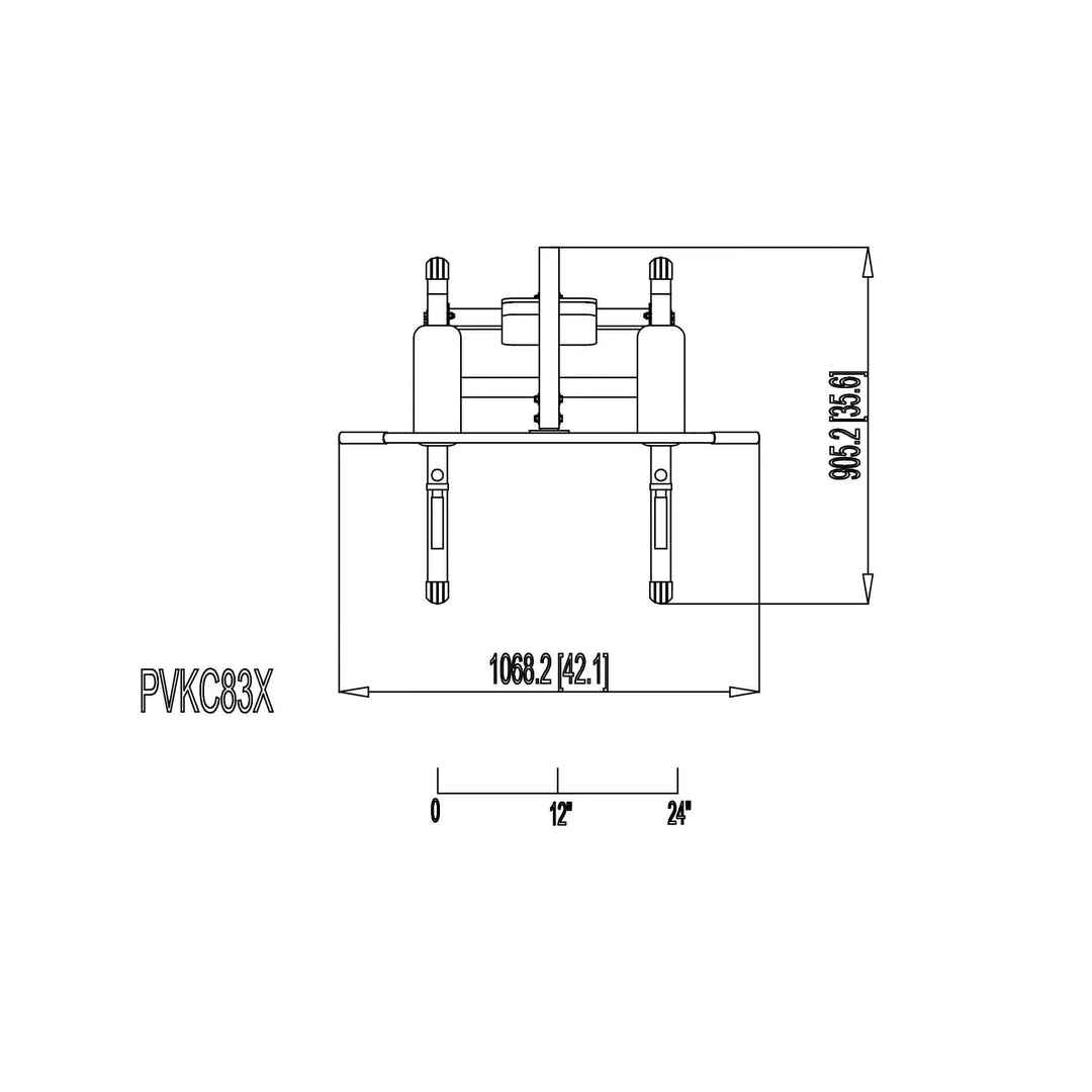 Body Solid Powerline PVKC83X Vertical Knee Raise Chin Dip