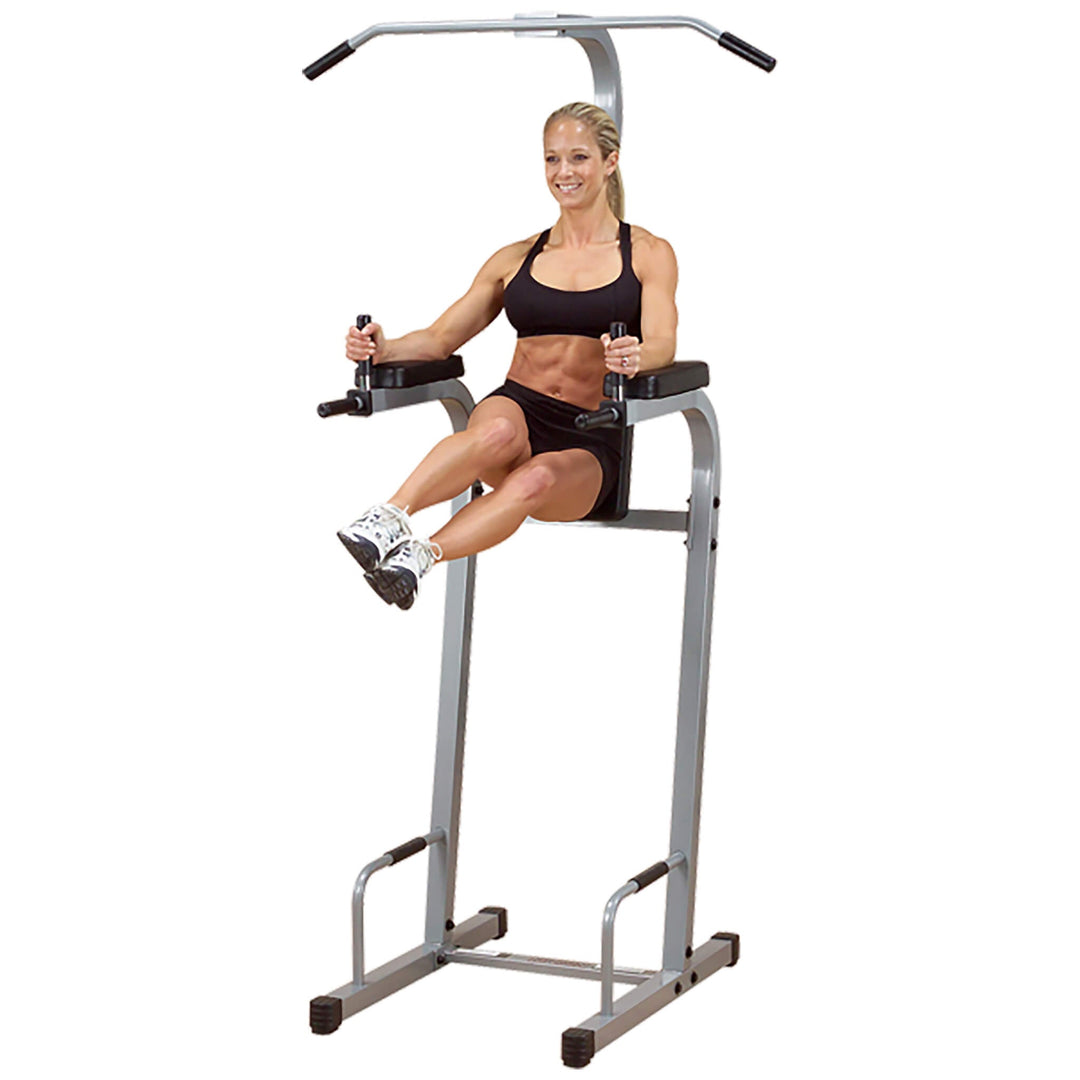 Body Solid Powerline PVKC83X Vertical Knee Raise Chin Dip